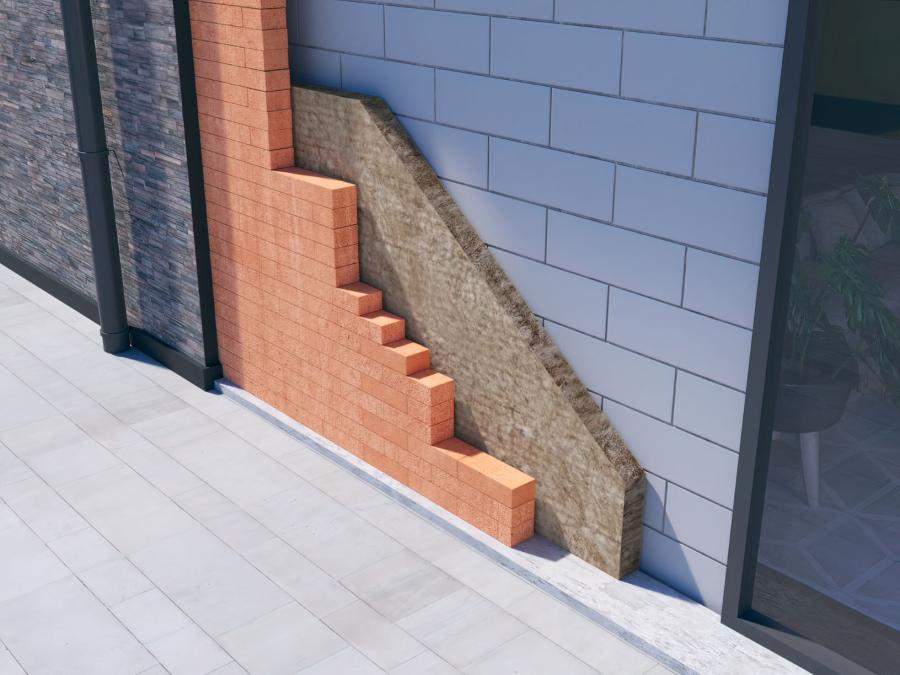 Fachwerk Fassadendämmung